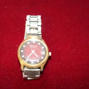 Glashütte herenpolshorloge, automatisch, uurwerk loopt