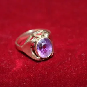 Bague femme or 333, taille 54, env. 3,6 grammes