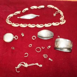 Lot argent 800, env. 70 grammes