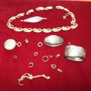 Lot argent 800, env. 70 grammes