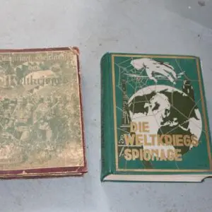 2 grands livres, 1ère Guerre mondiale / espionnage