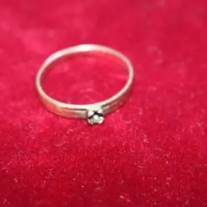 Bague femme or 333, taille 55, env. 1,3 gramme