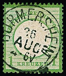 "Durmersheim", zentr. nachverw. K1 auf 1 Kr. gr. Brustschild