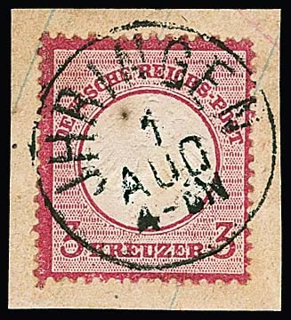 "Ihringen", clear, better forwarding K1 on cover piece 3 Kr. small coat of arms
