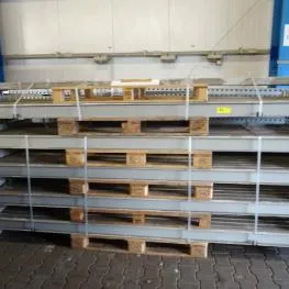 Palletstelling met rooster