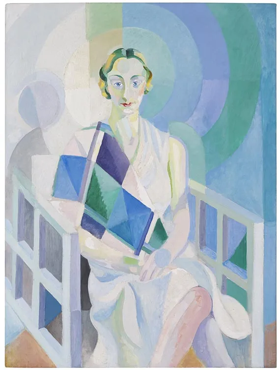 Robert Delaunay, Portrait de Madame Heim (Étude)
