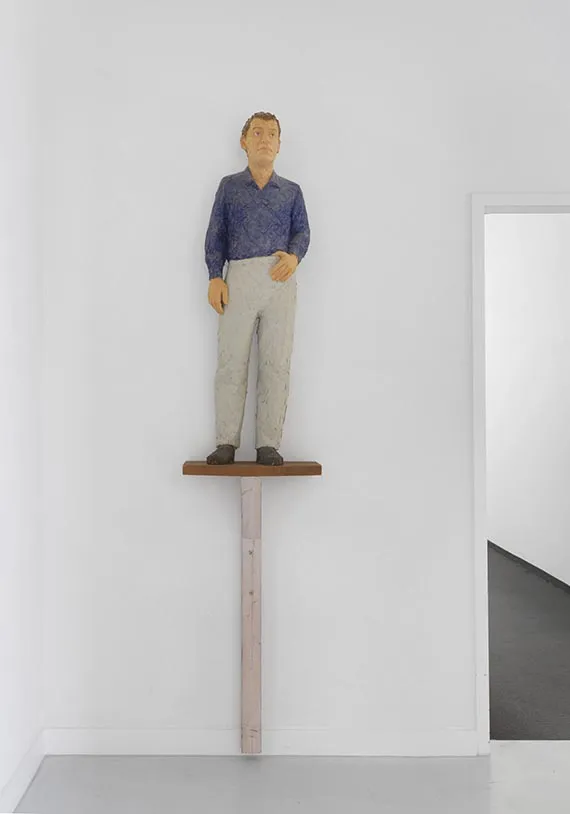 Stephan Balkenhol, Muž v modré košili, 1989