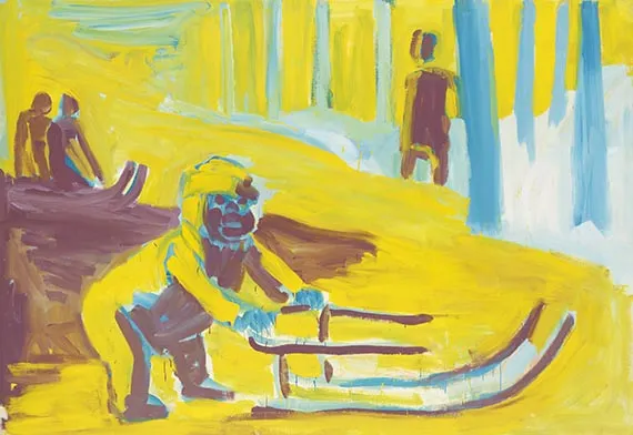 Karl Horst Hödicke, Novemberschnee, 1985