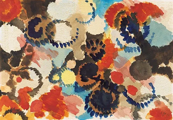 Ernst Wilhelm Nay, Sans titre, 1956