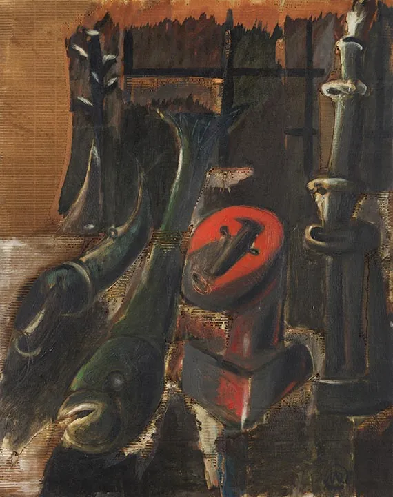 Markus Lüpertz, Meloenwiskunde IX, 1985