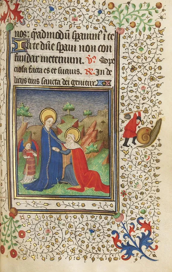 Manuskripte, Stundenbuch der Marie de Bastard. Angers um 1460