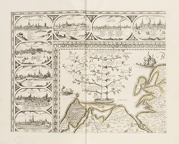Eilhard Lubin，Nova illustrissimi principatus Pomeraniae descriptio。波美拉尼亚挂图