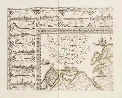 Eilhard Lubin, Nova illustrissimi principatus Pomeraniae descriptio. Zidna karta Pomeranije