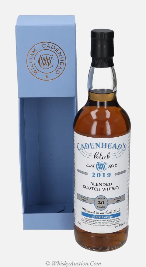 Cadenhead's Club 20 let (1998 / 2019) – Wm. Cadenhead