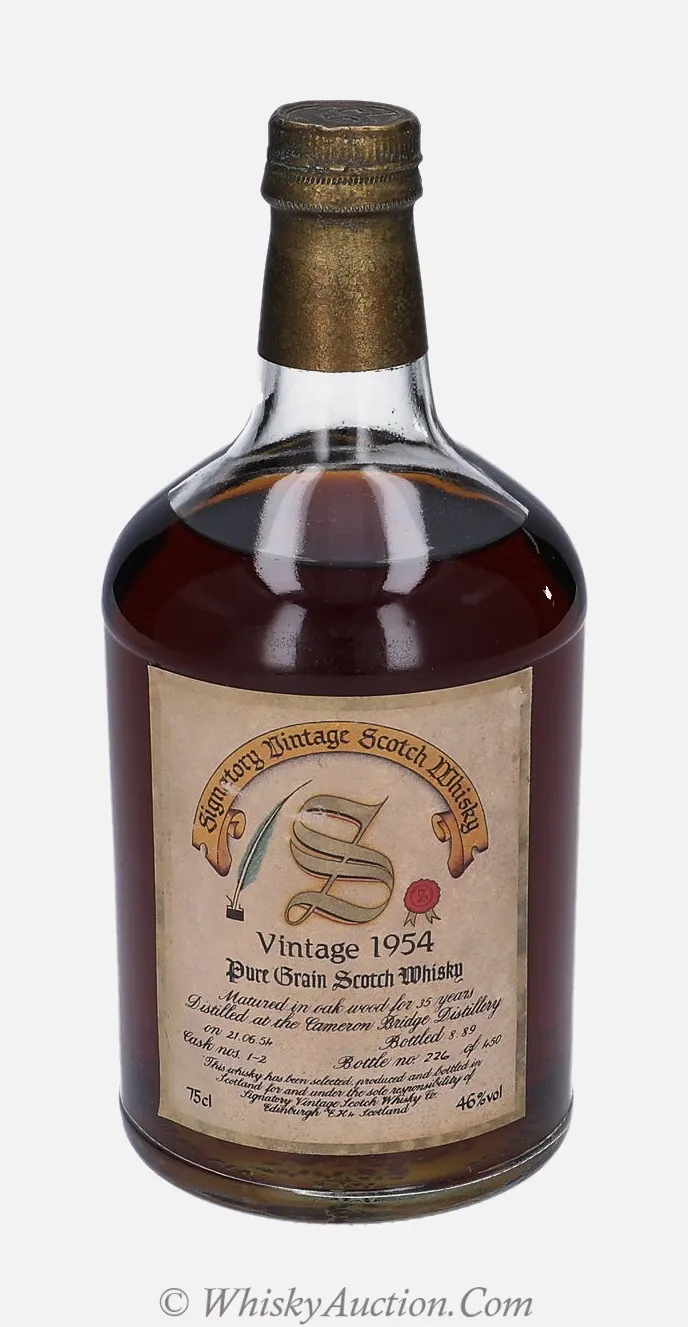 Cameronbridge 35 lat (21.6.1954 / 8.1989) – Signatory Vintage Scotch Whisky Co. Ltd.