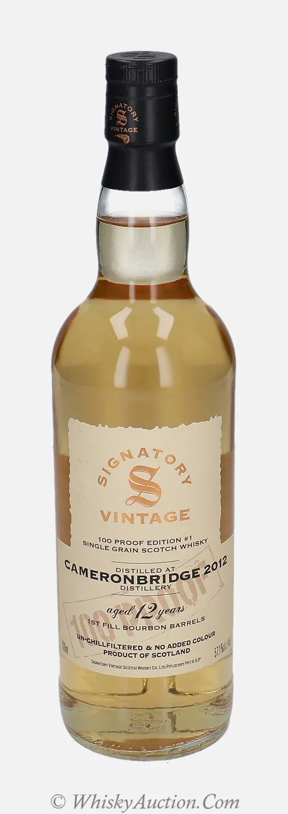 Cameronbridge 100 Proof Edition 12 let (2012 / 14.2.2025) – Signatory Vintage Scotch Whisky Co. Ltd.