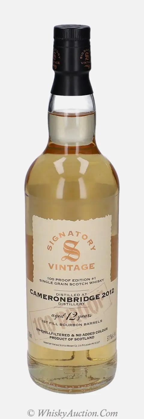 Cameronbridge 100 Proof Edition 12 let (2012 / 14.2.2025) – Signatory Vintage Scotch Whisky Co. Ltd.