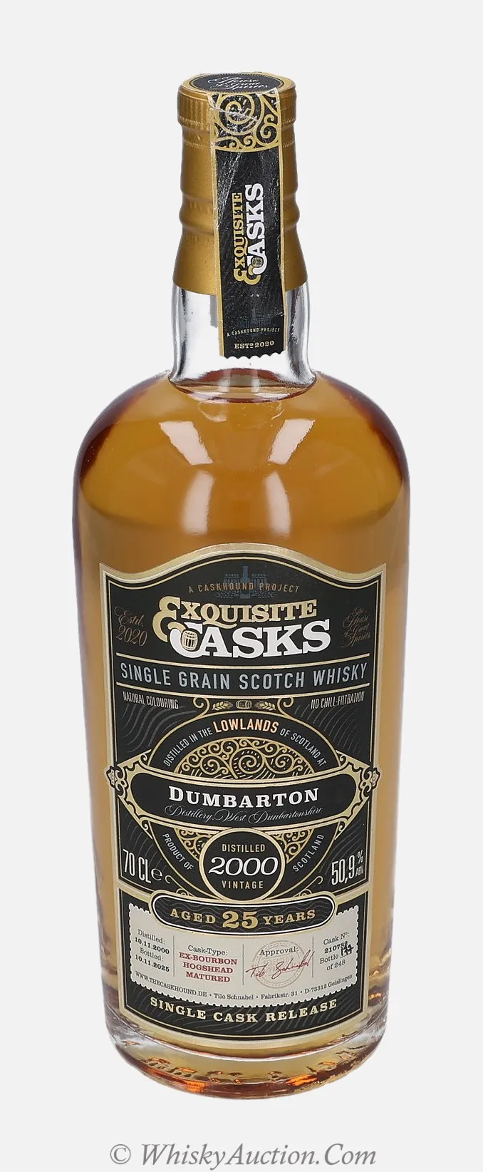 Dumbarton Exquisite Casks 25 let (10.11.2000 / 10.11.2025) – The Caskhound