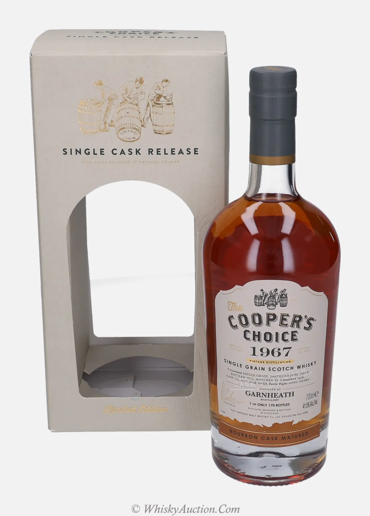 Garnheath The Cooper`s Choice meer dan 48 jaar oud (juni 1967 / 2016) – The Vintage Malt Whisky Co.