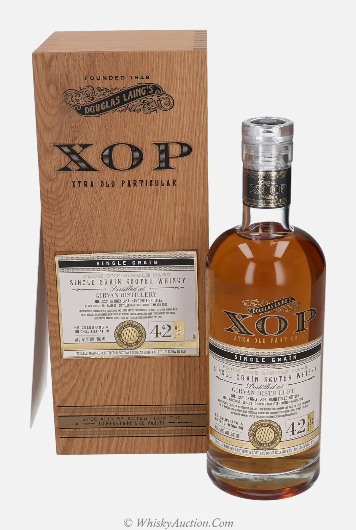 Girvan Xtra Old Particular 42 lata (maj 1979 / marzec 2022) – Douglas Laing & Co. Ltd.