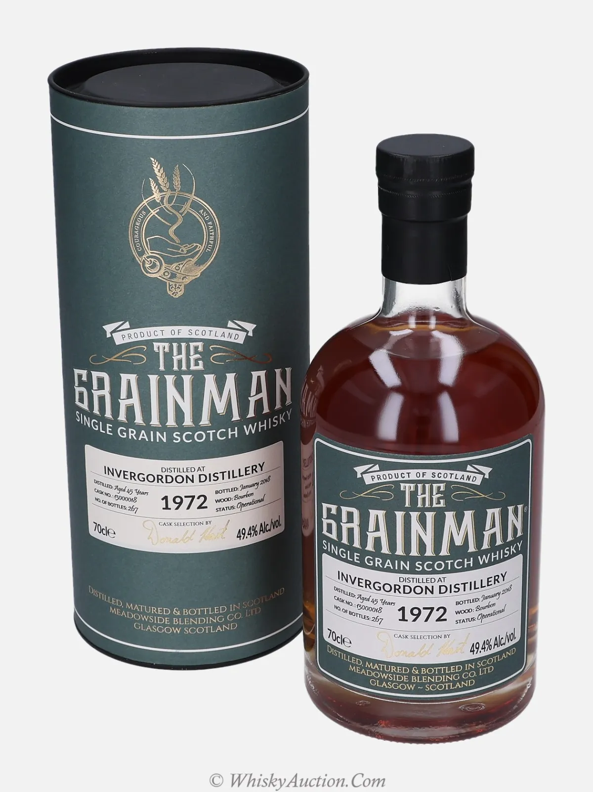 Invergordon The Grainman 45 lat (1972 / 1.2018) – Meadowside Blending Co. Ltd.