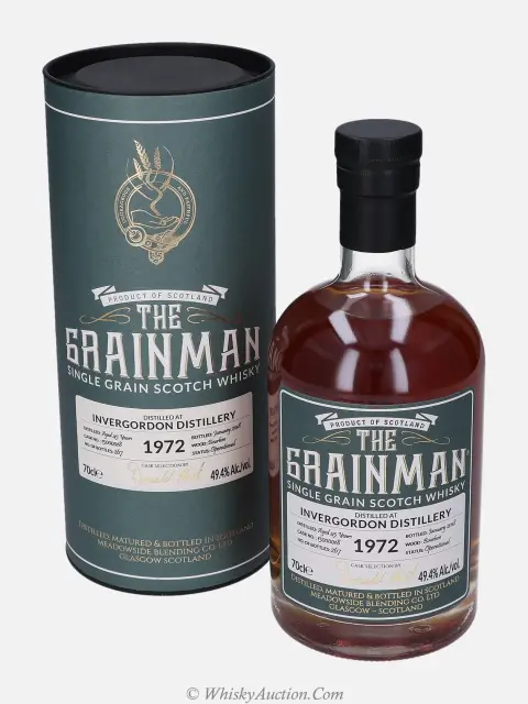 Invergordon The Grainman 45 let (1972 / 1.2018) – Meadowside Blending Co. Ltd.
