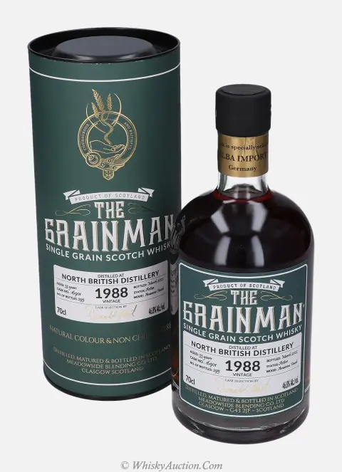 North British The Grainman 33 let (1988 / březen 2022) – Meadowside Blending Co. Ltd.