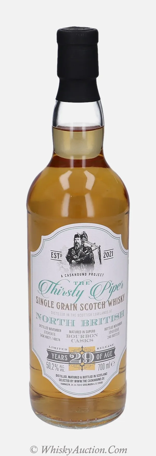 North British The Thirsty Piper 29 lat (listopad 1993 / listopad 2022) – The Caskhound