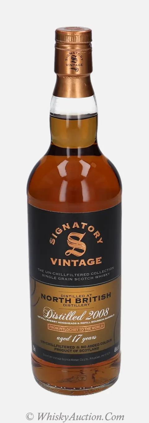 North British The Un-Chillfiltered Collection 17 let (2008 / 3.3.2026) – Signatory Vintage Scotch Whisky Co. Ltd.