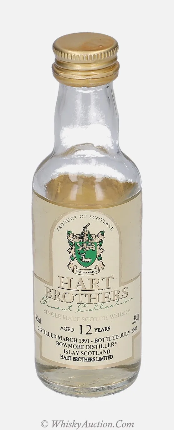 Bowmore Finest Collection 12 Jahre (March 1991 / July 2003) – Hart Brothers Limited