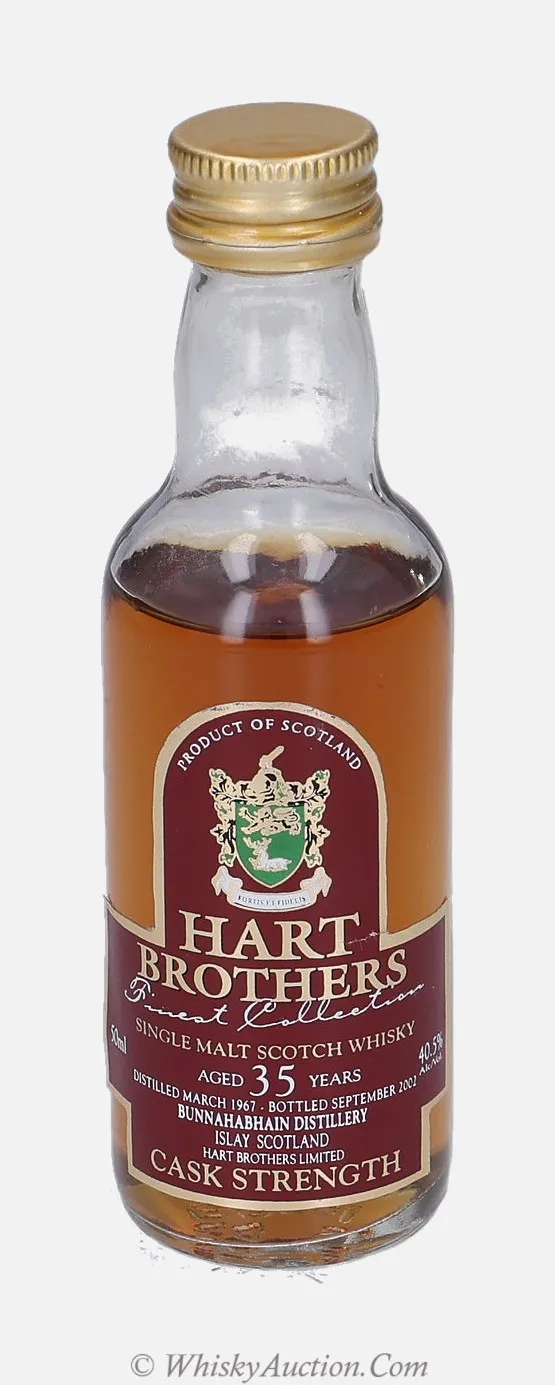 Bunnahabhain Finest Collection 35 лет (март 1967 / сентябрь 2002) – Hart Brothers Limited