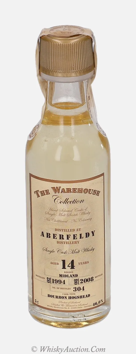 Aberfeldy The Warehouse Collection 14 ans (2.1994 / 8.2008) – Whisky Warehouse No.8