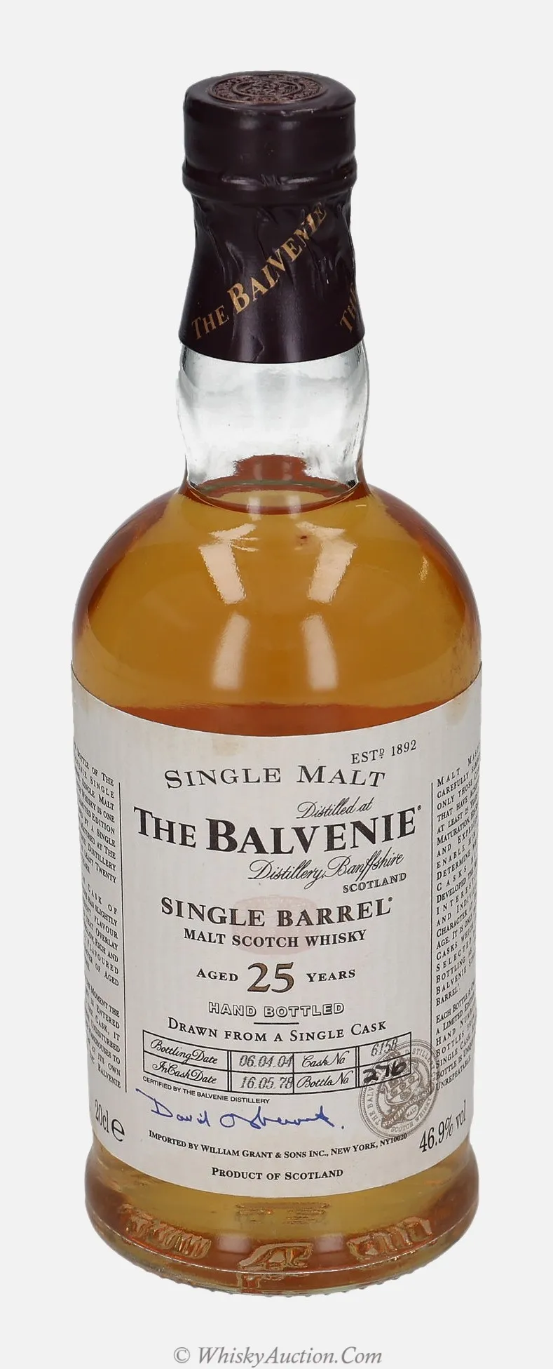 Balvenie Single Barrel 25 let (16.5.1978 / 6.4.2004)