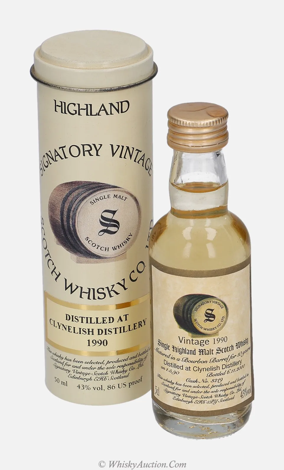 Clynelish 10 ans (1.5.1990 / 6.11.2000) – Signatory Vintage Scotch Whisky Co. Ltd.