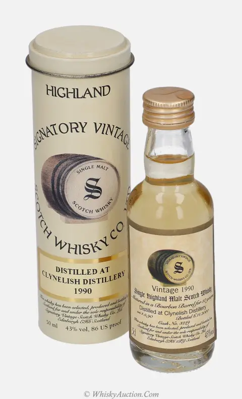Clynelish 10 let (1.5.1990 / 6.11.2000) – Signatory Vintage Scotch Whisky Co. Ltd.