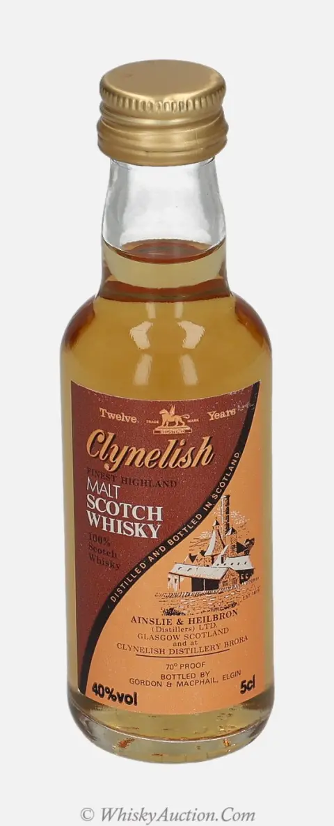 Clynelish Distillery Labels 12 let – Gordon & MacPhail