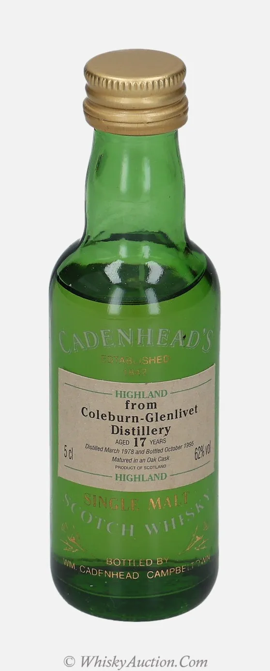 Coleburn 17 ans (mars 1978 / octobre 1995) – Wm. Cadenhead