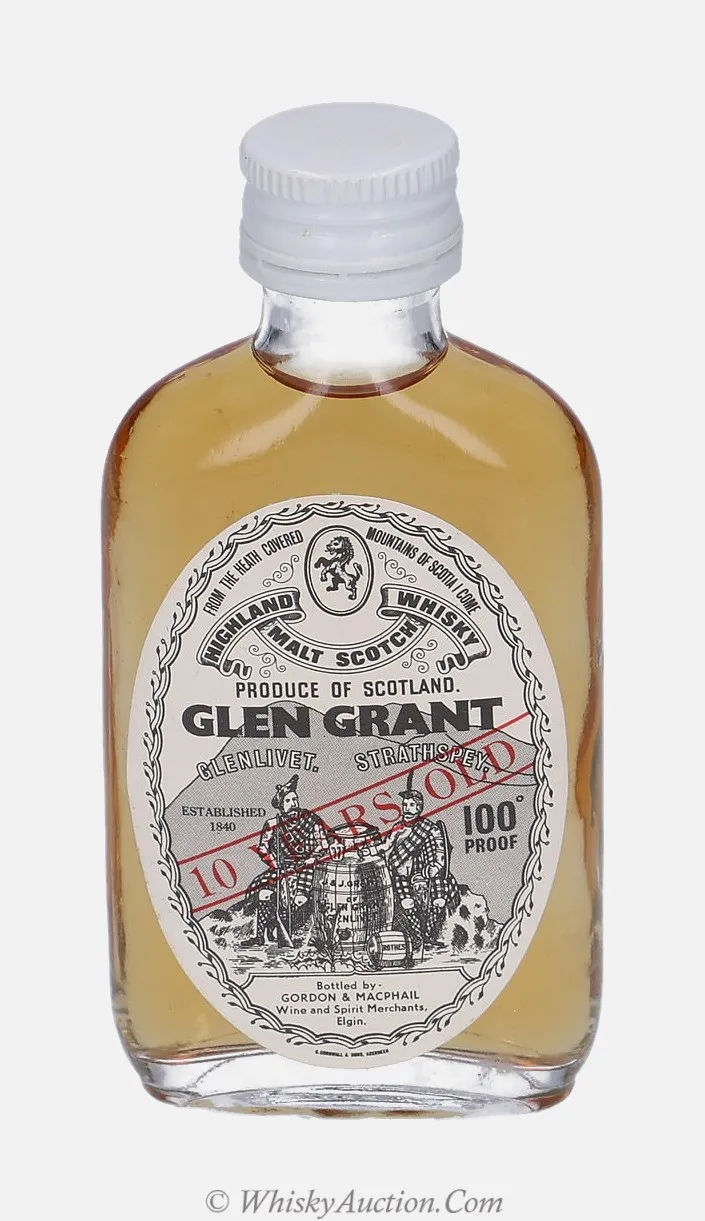 Glen Grant Distillery Labels 10 let – Gordon & MacPhail