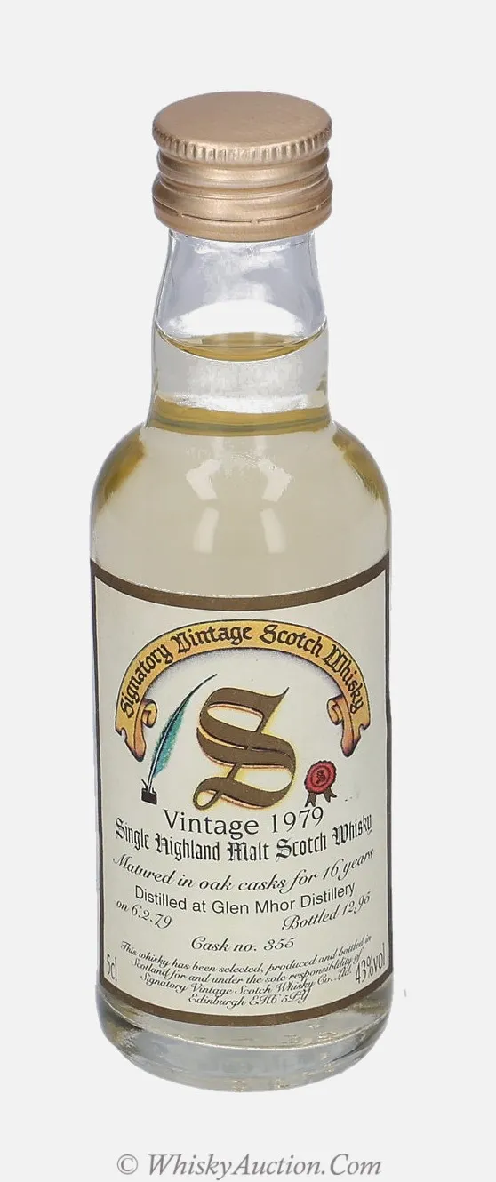 Glen Mhor 16 lat (6.2.1979 / 12.1995) – Signatory Vintage Scotch Whisky Co. Ltd.