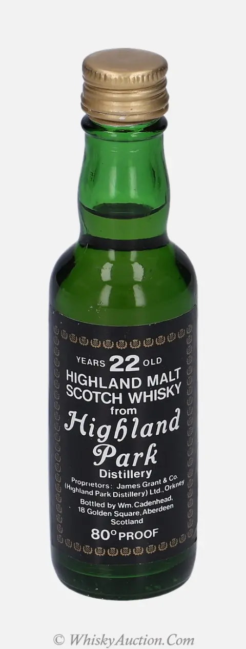 Highland Park 22 let – Wm. Cadenhead