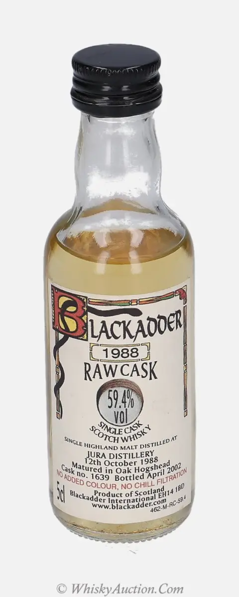 Isle of Jura Raw Cask (12. října 1988 / duben 2002) – Blackadder International