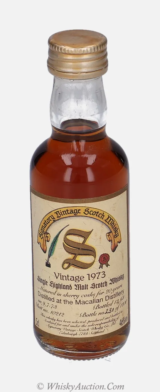 Macallan 20 lat (9.7.1973 / 12.1993) – Signatory Vintage Scotch Whisky Co. Ltd.