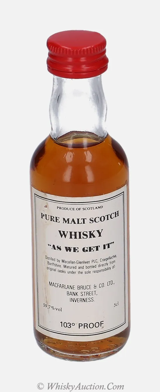 Macallan As we get it – Macfarlane Bruce & Co. Ltd.