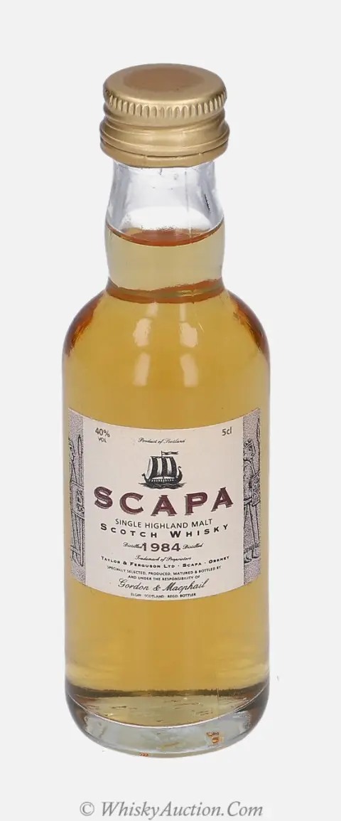 Scapa Distillery Labels (1984) – Gordon & MacPhail