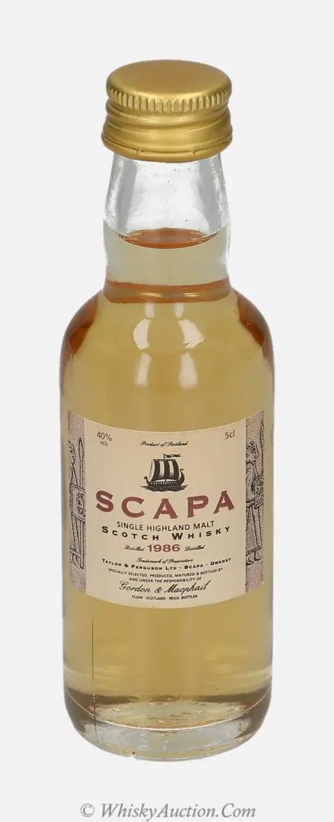 Scapa Distillery Labels (1986) – Gordon & MacPhail