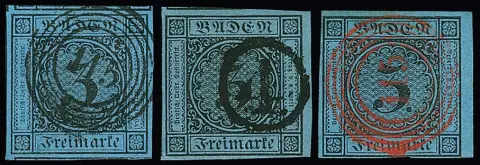 3 Kr. noir/bleu, onze valeurs (une paire) souvent de qualité choisie, en partie cabinet/luxe, avec des marges géantes, pièce de bord avec NS rouge "115" etc.