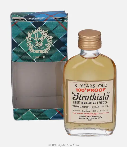 Strathisla Distillery Labels 8 let – Gordon & MacPhail