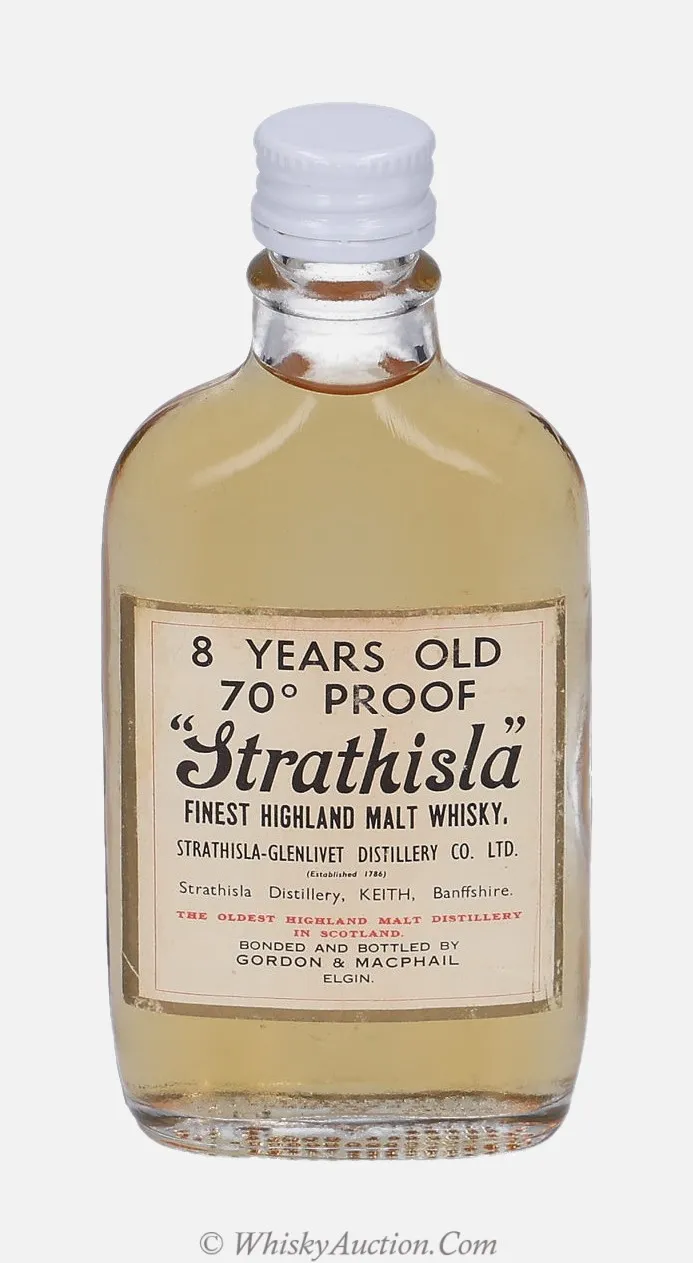 Strathisla Distillery Labels 8 let – Gordon & MacPhail