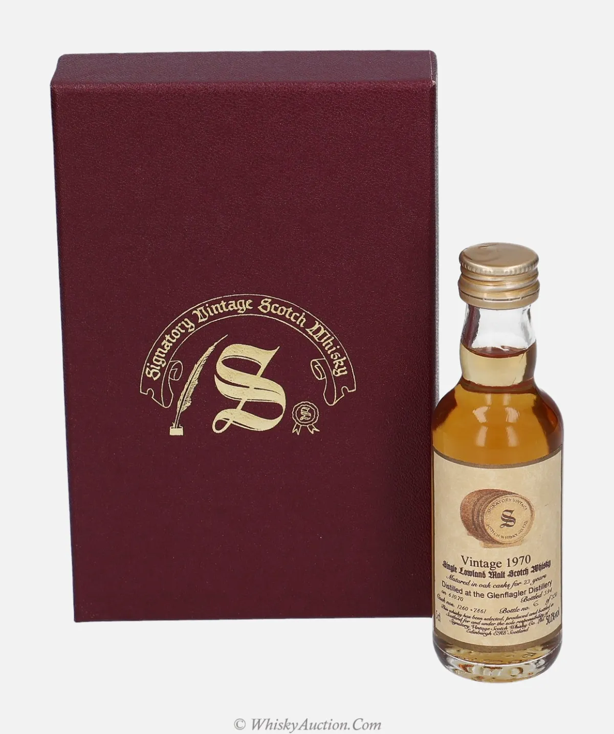 Glen Flagler 23 let (6.10.1970) – Signatory Vintage Scotch Whisky Co. Ltd.