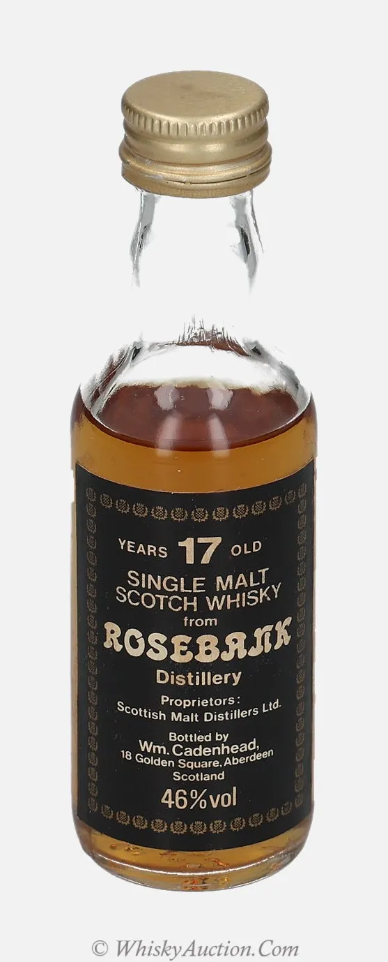 Rosebank 17 let – Wm. Cadenhead